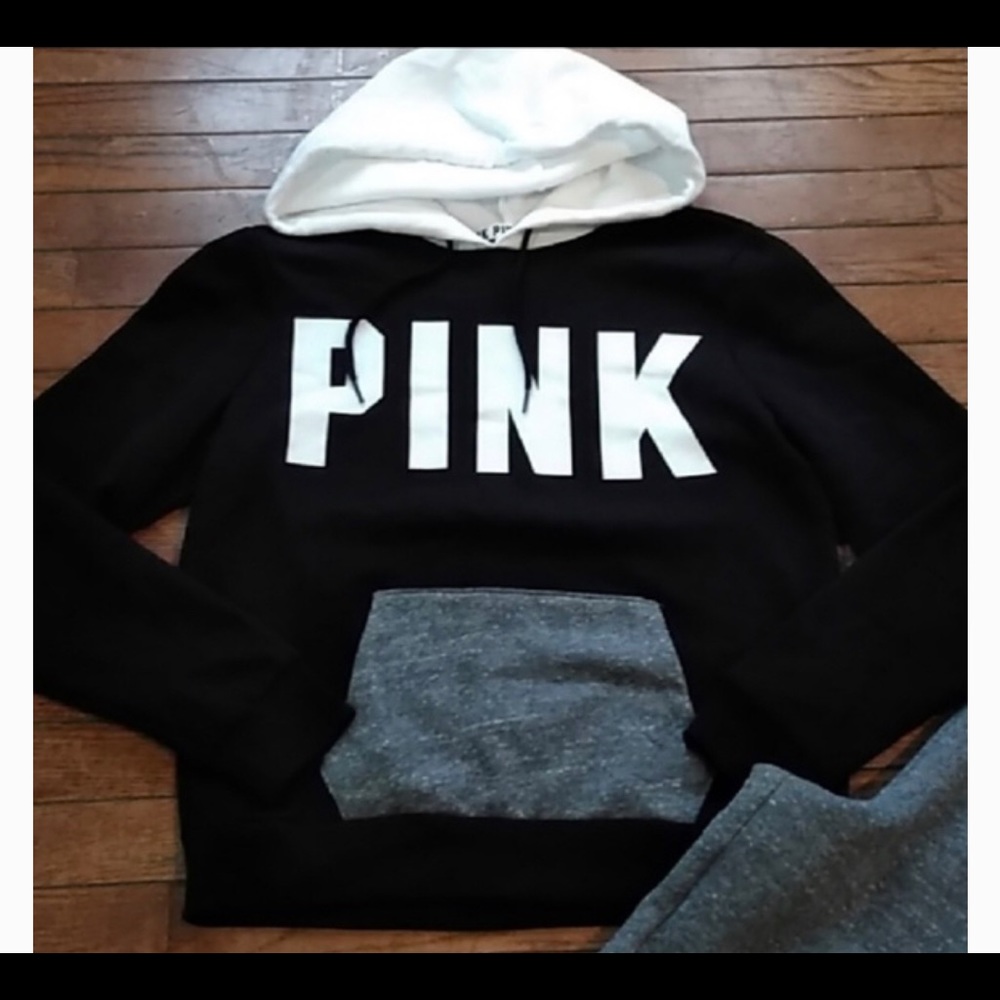 VS pink perfect pullover hoodie.